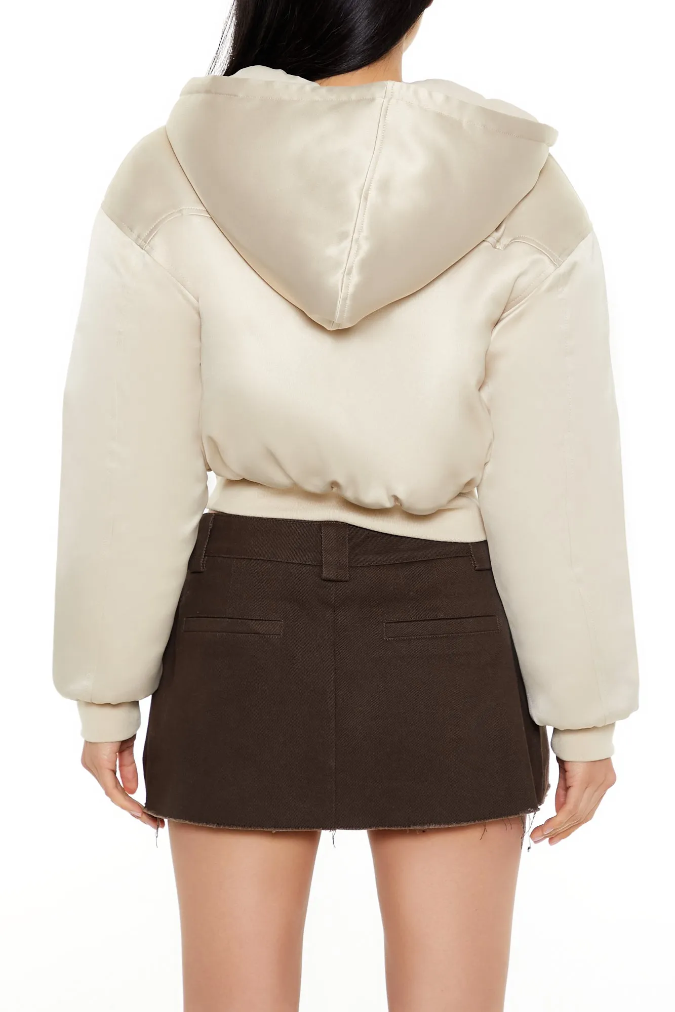 Regular Bomber Jacket - Champagne