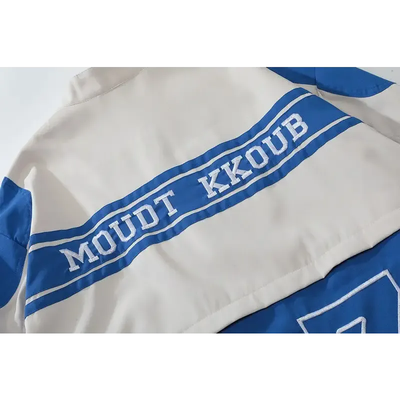 Removable Cropped Varsity Jacket for Y2K Streetwear Style