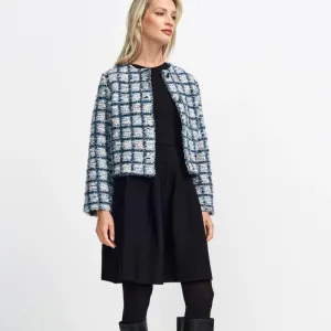 Rich & Royal Checkered Bouclé Jacket