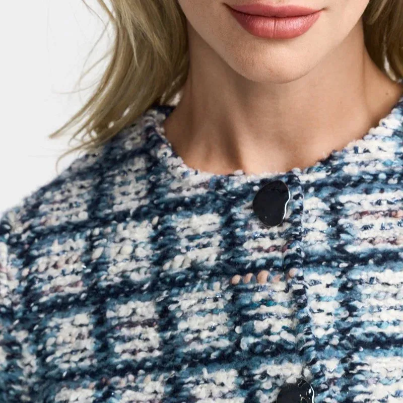 Rich & Royal Checkered Bouclé Jacket