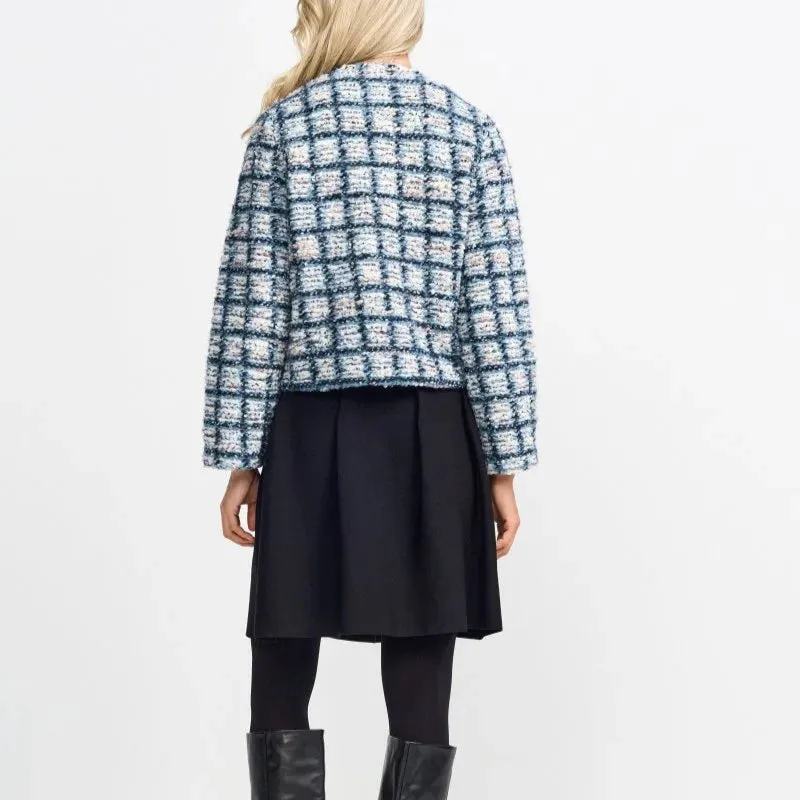 Rich & Royal Checkered Bouclé Jacket