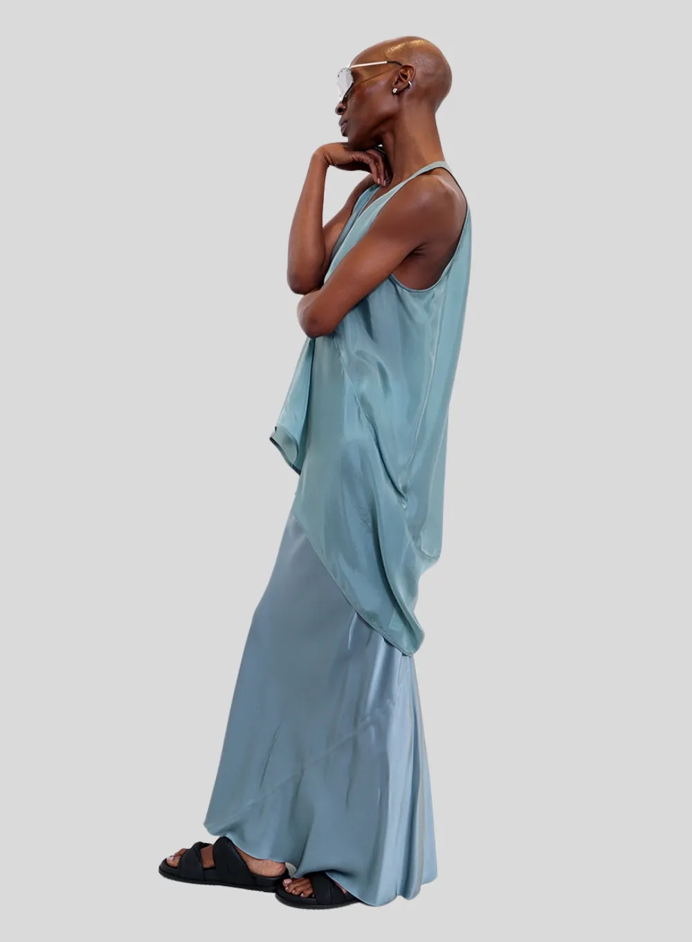 RICK OWENS | Calf Bias Skirt