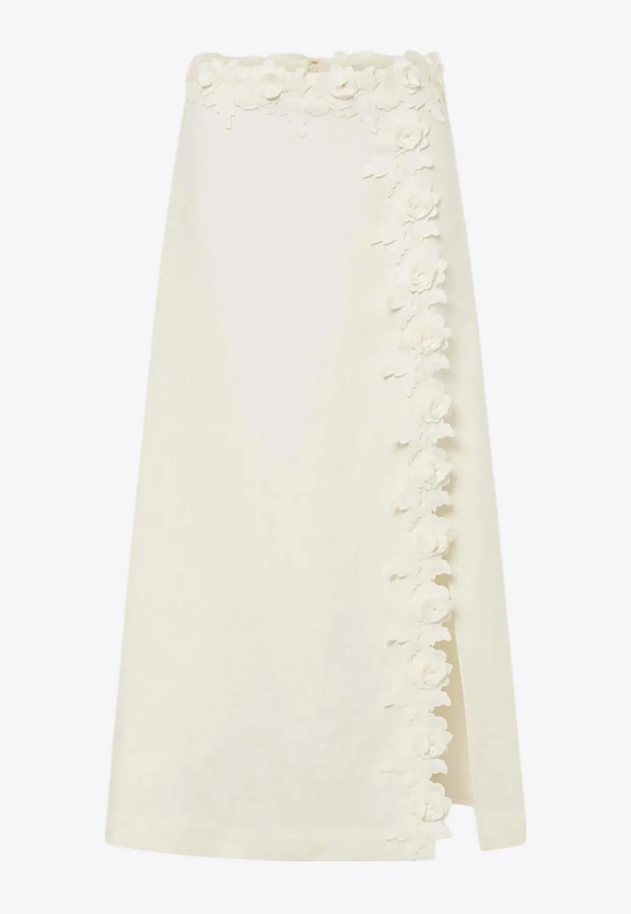 Rosebud Lace Midi Skirt