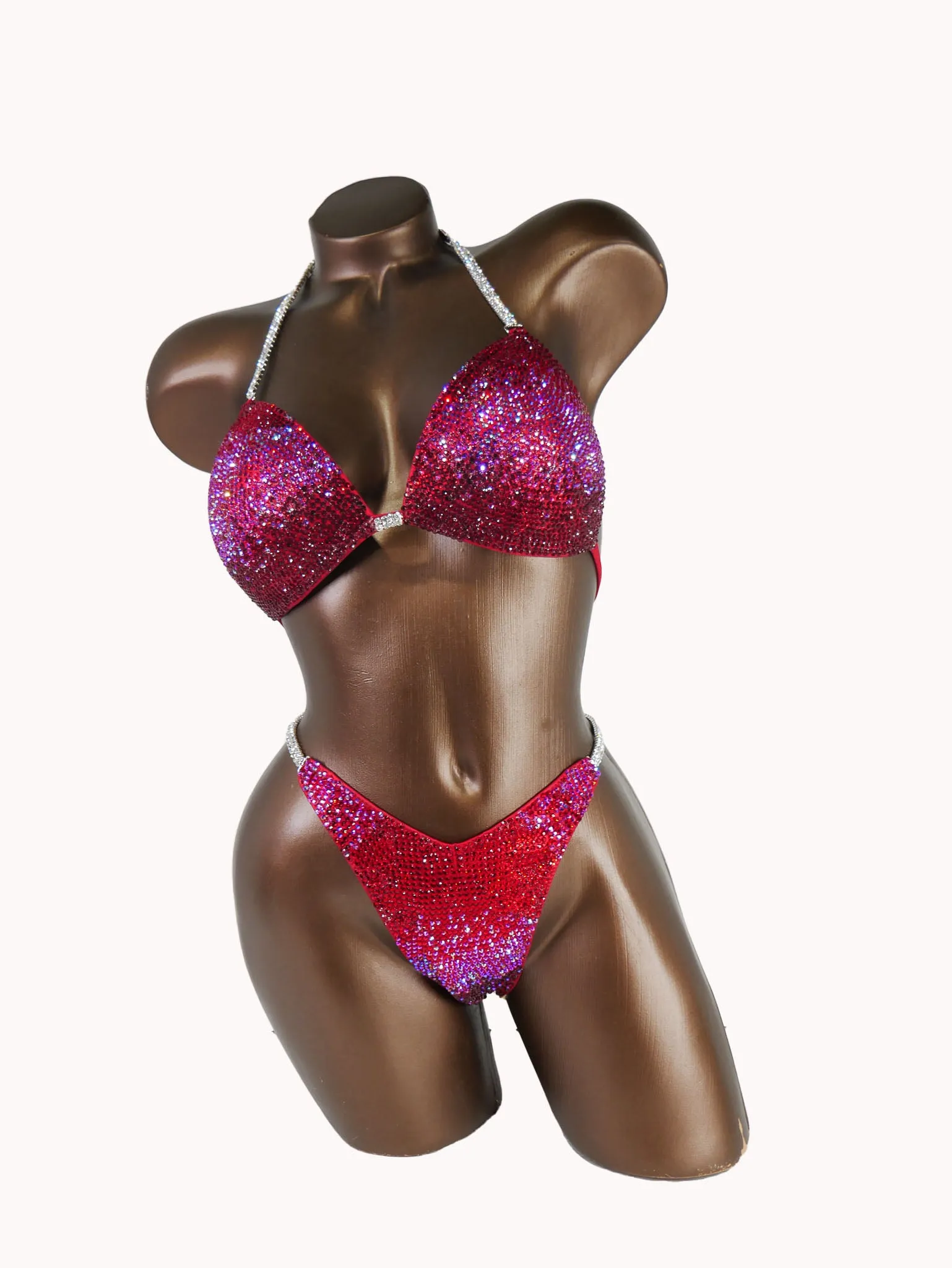 Ruby Red Ombre Wellness Suit