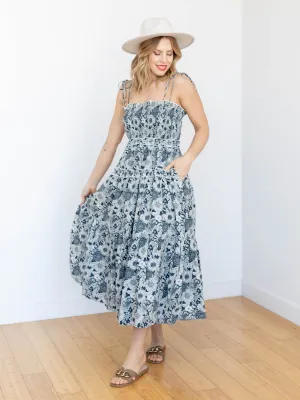Ruffle Tiered Smocked Dress