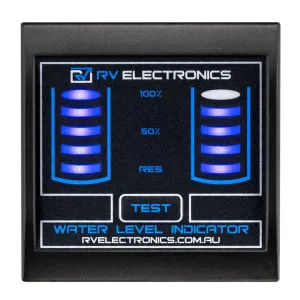 RV Electronics Standard RV LED Water Gauge - Double Tank