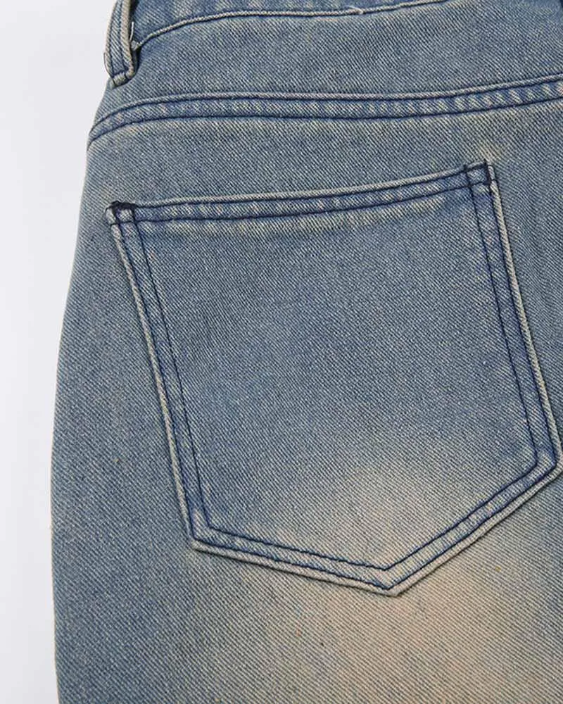 Saffron Chasm Denim Skirt