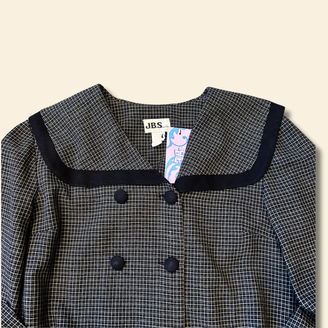 Sailor Collared Double Breasted Blouse