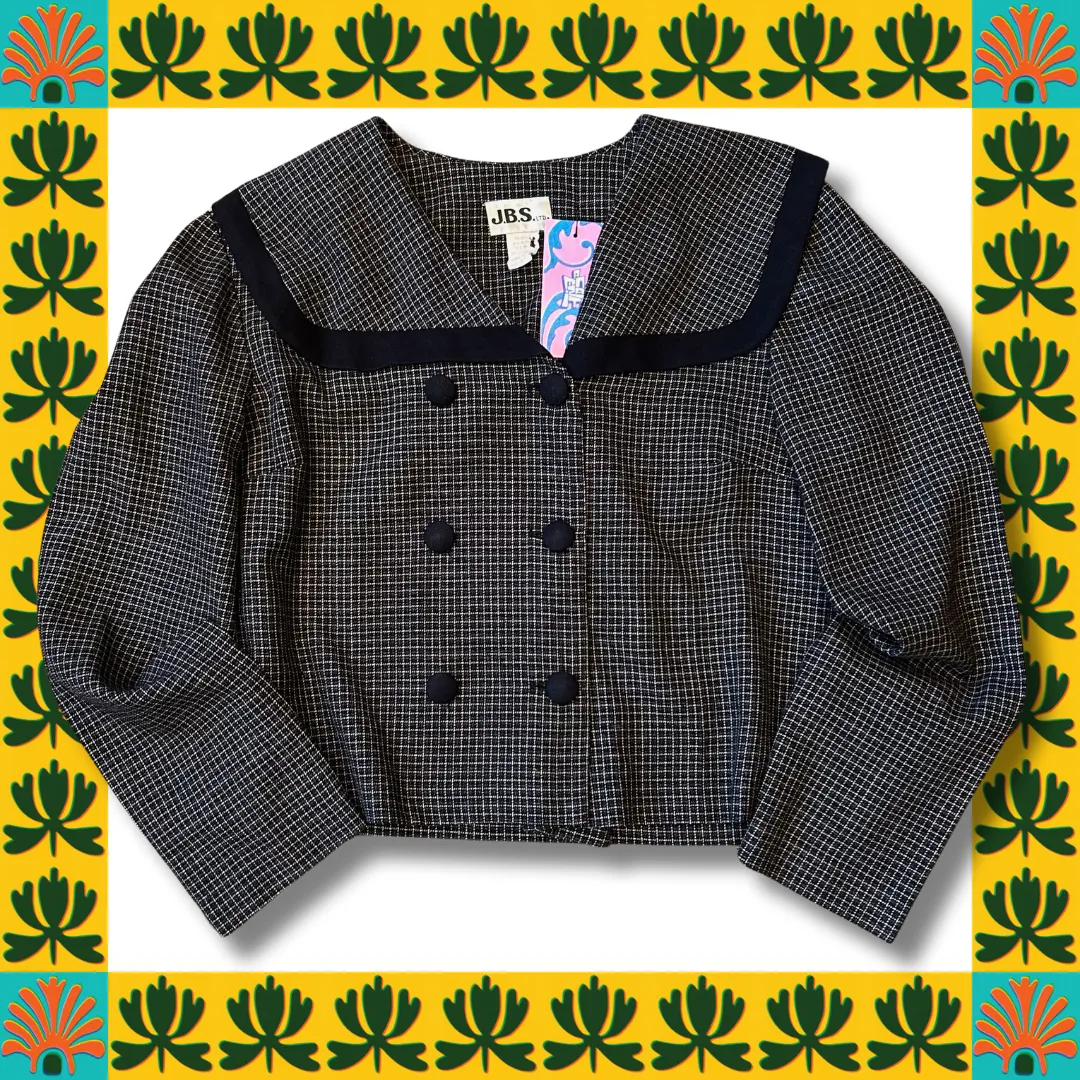 Sailor Collared Double Breasted Blouse