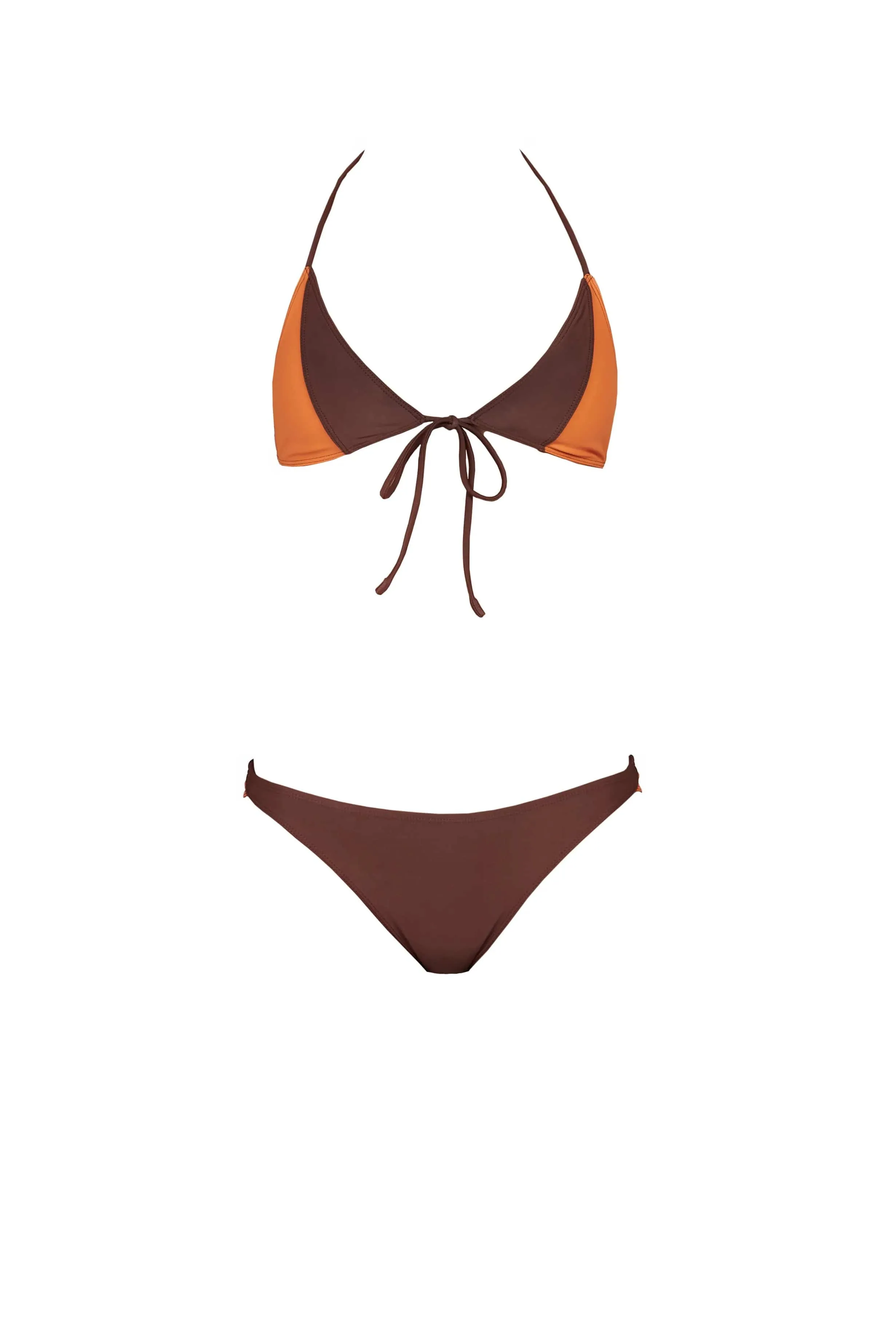 SALVADOR top- cacao/ burnt orange