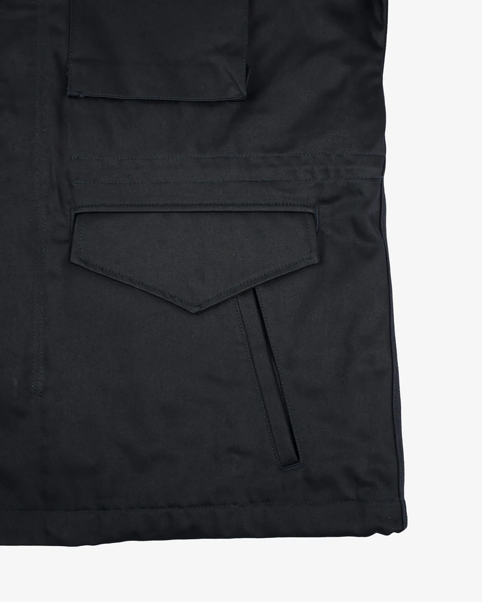 Sateen M65 Field Jacket - Black