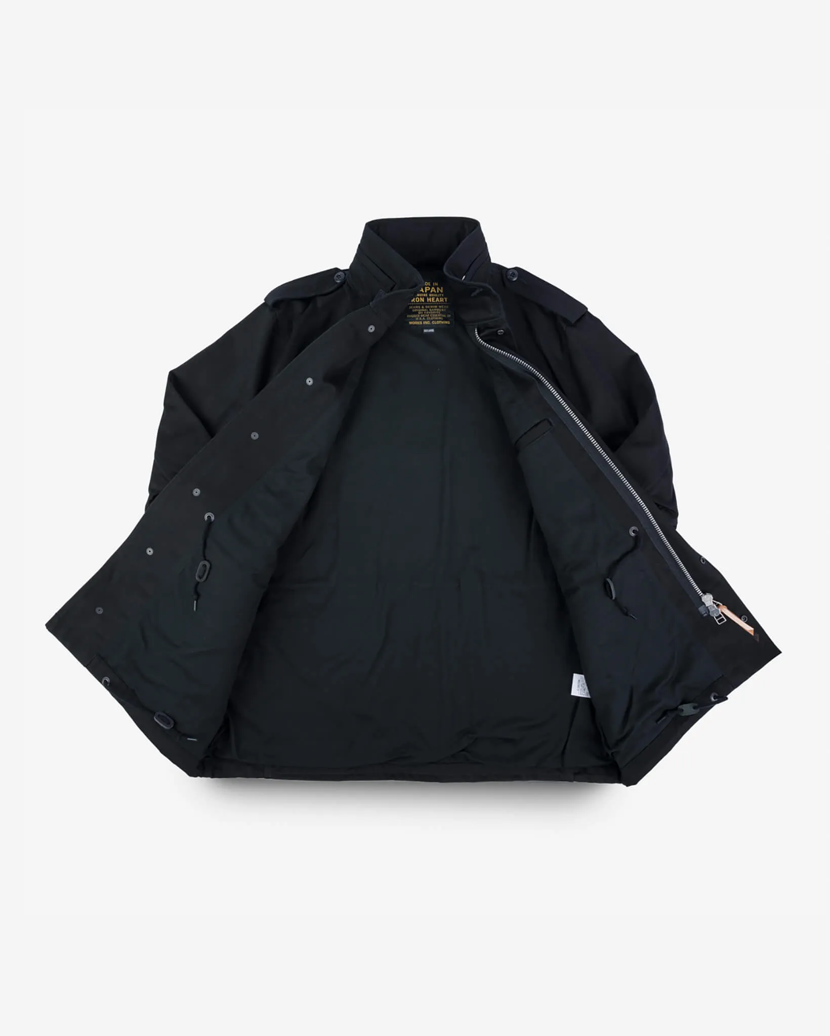 Sateen M65 Field Jacket - Black