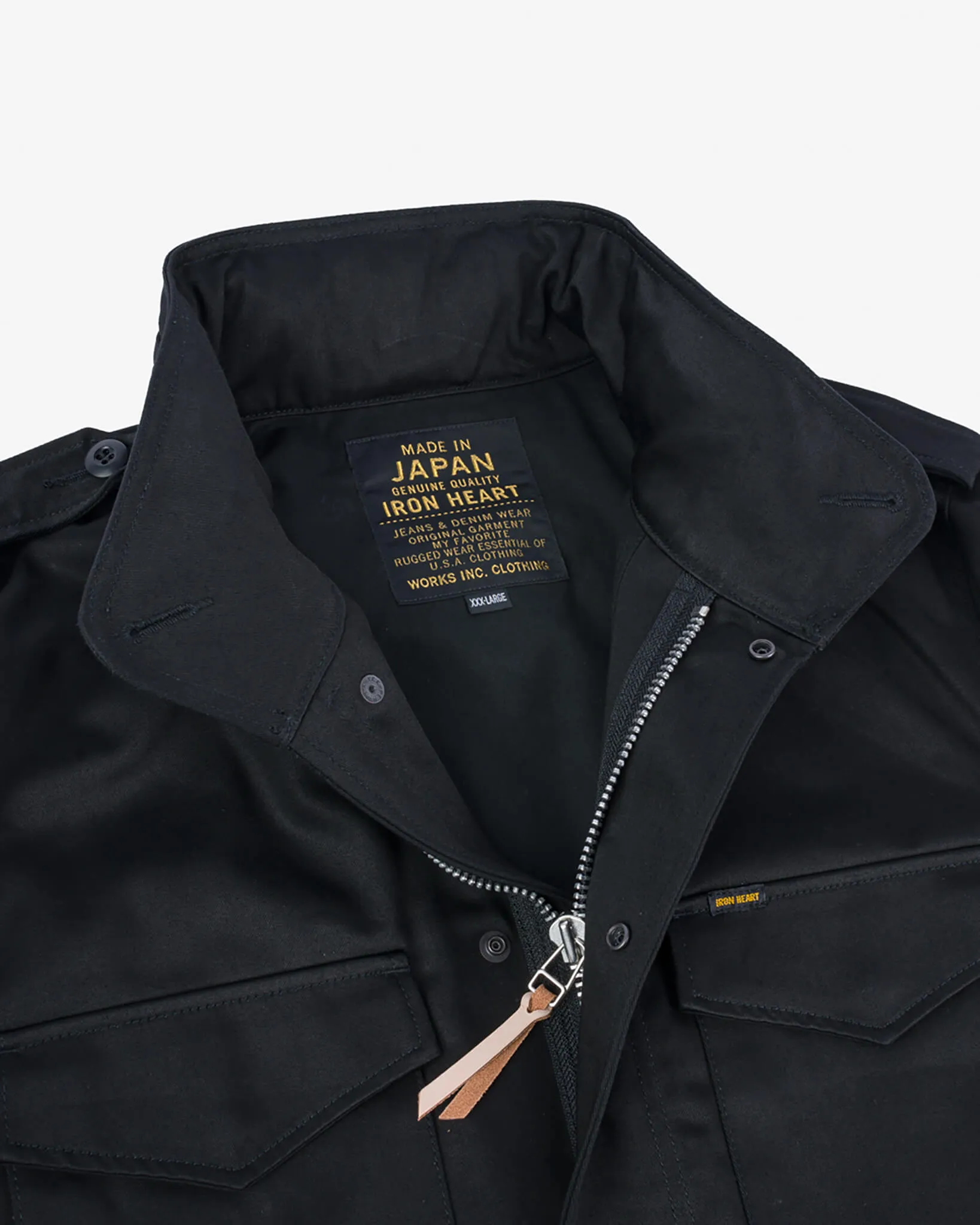 Sateen M65 Field Jacket - Black