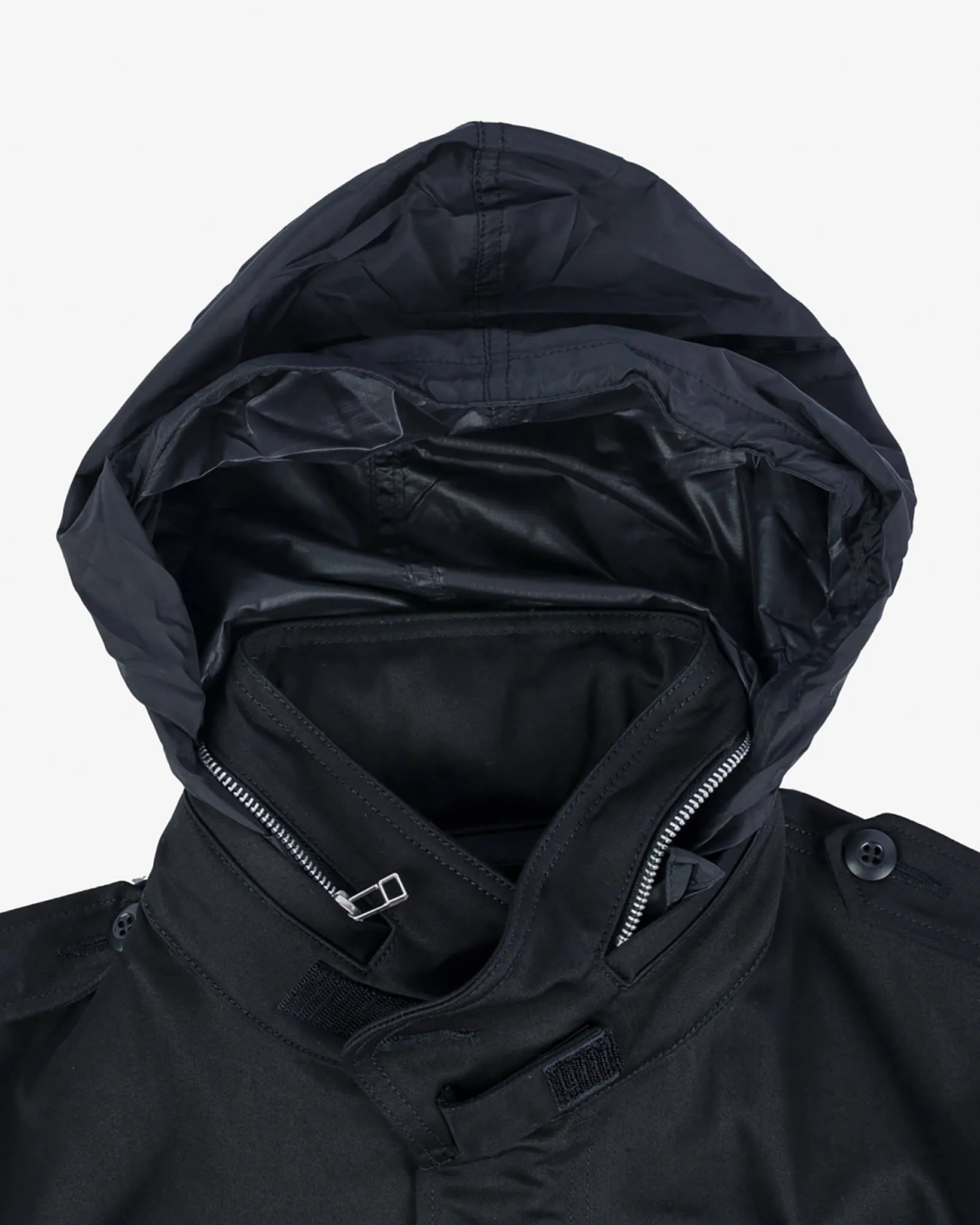 Sateen M65 Field Jacket - Black