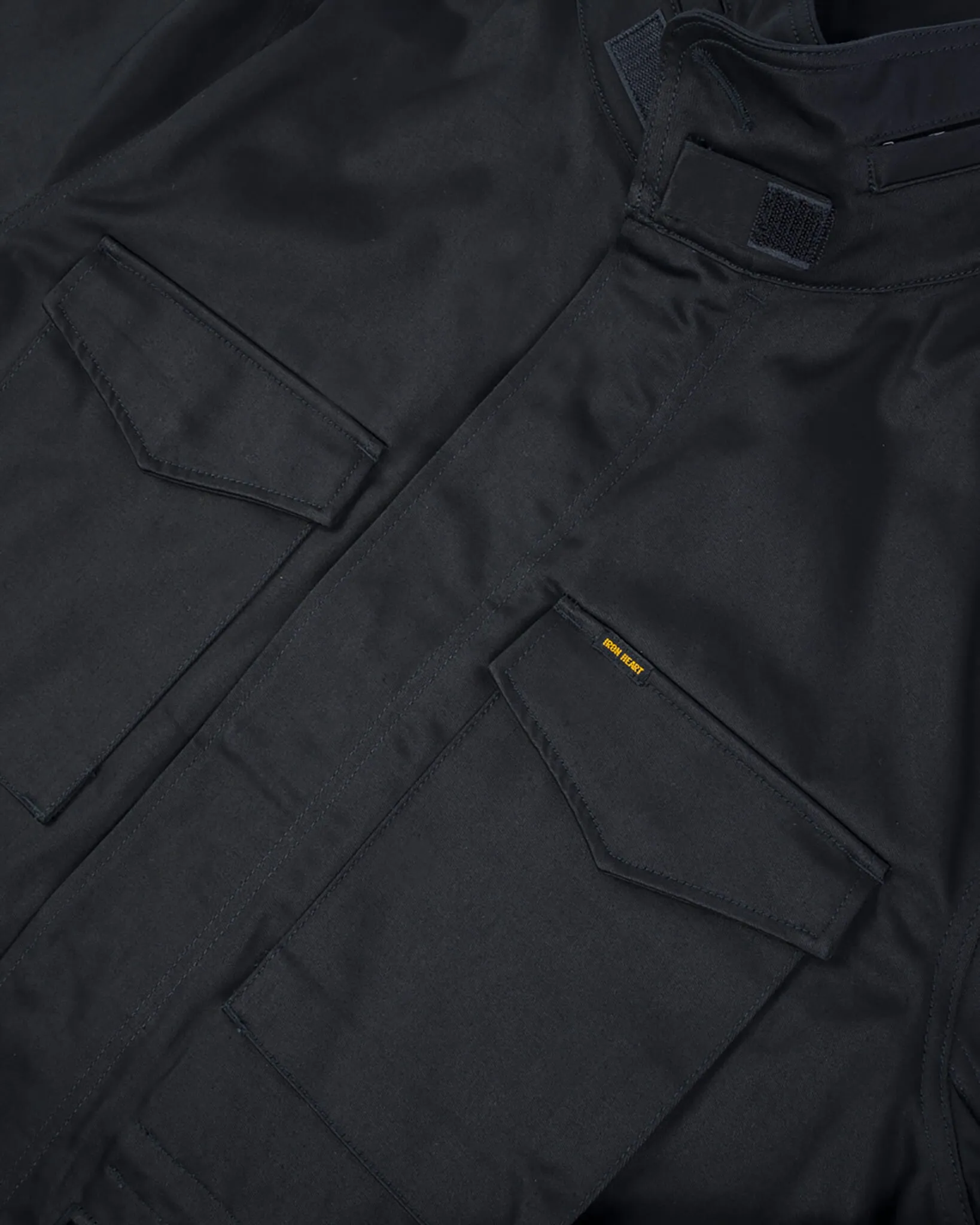 Sateen M65 Field Jacket - Black