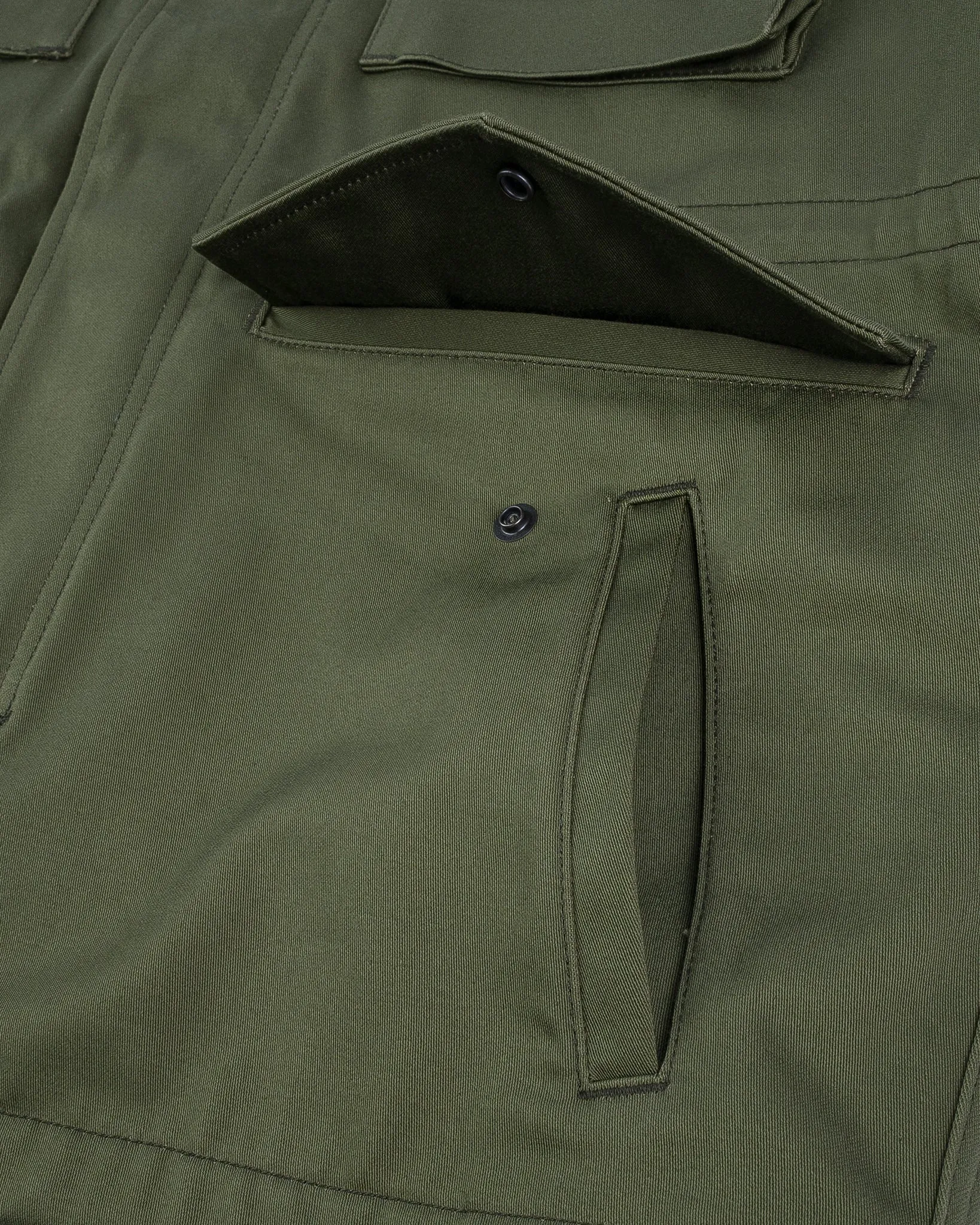 Sateen M65 Field Jacket - Olive