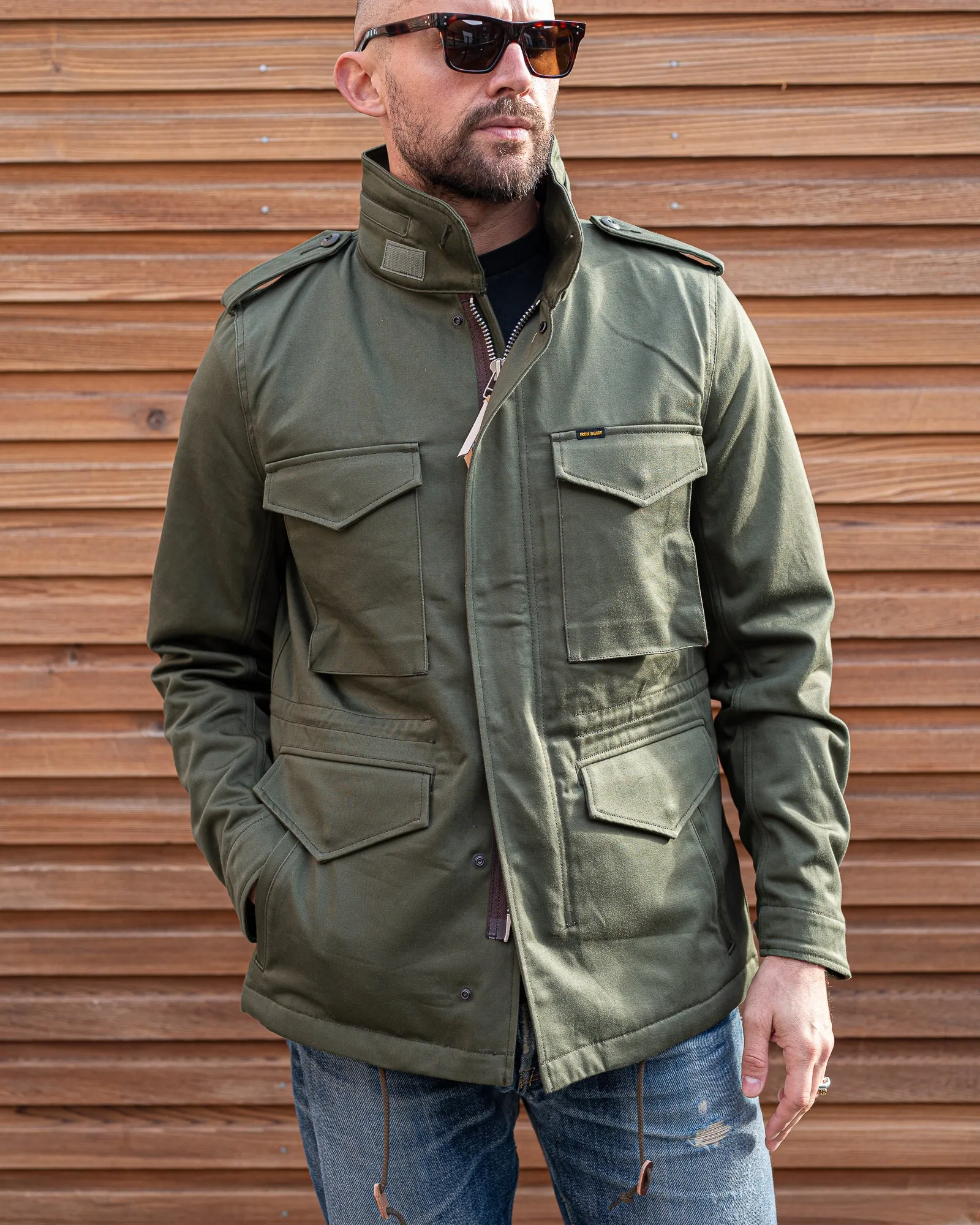 Sateen M65 Field Jacket - Olive
