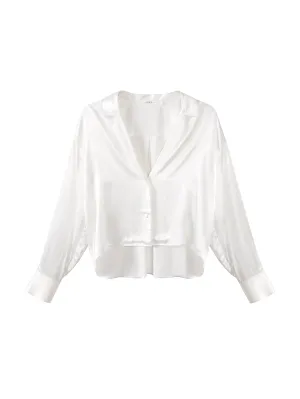 Satin Crop Top