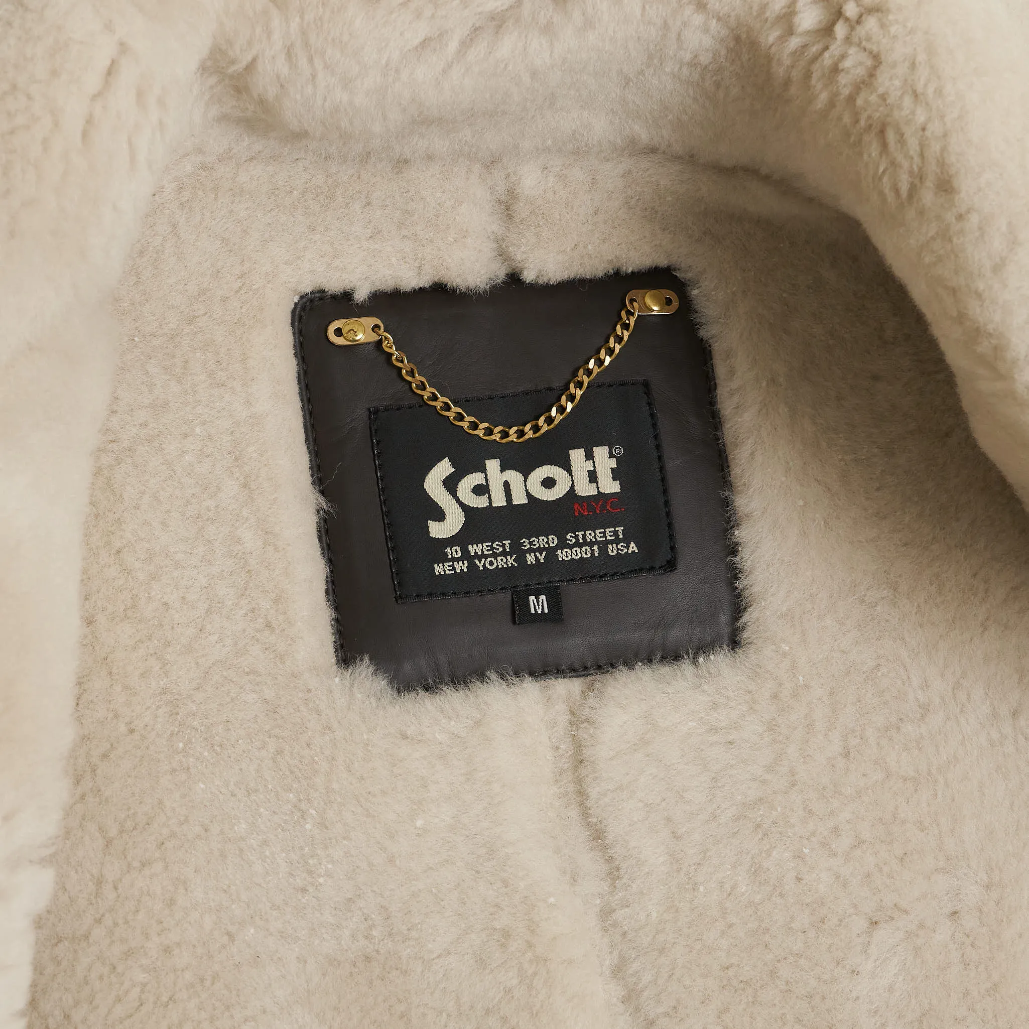 Schott N.Y.C. B-3 Leather Jacket