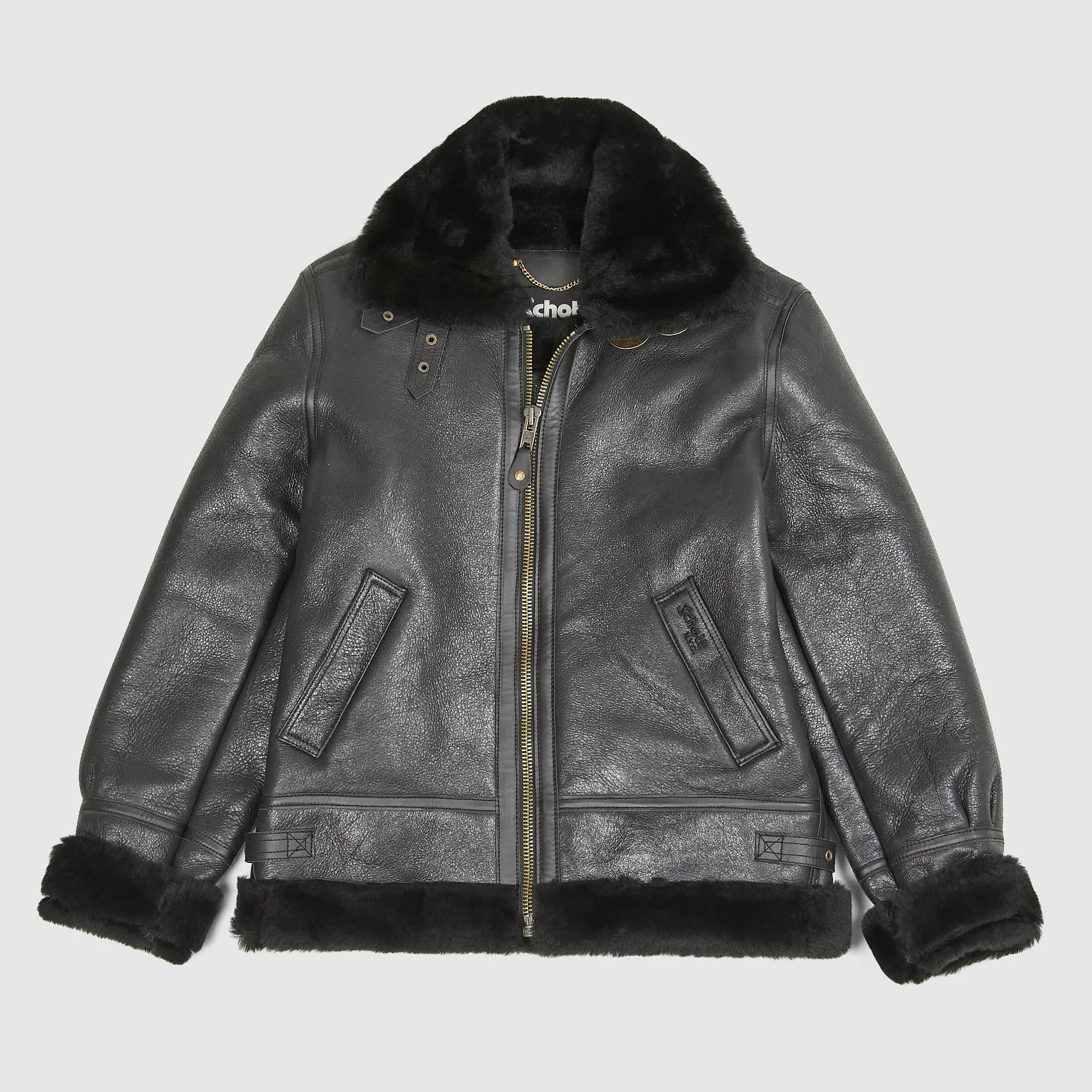 Schott N.Y.C. B-3 Leather Jacket