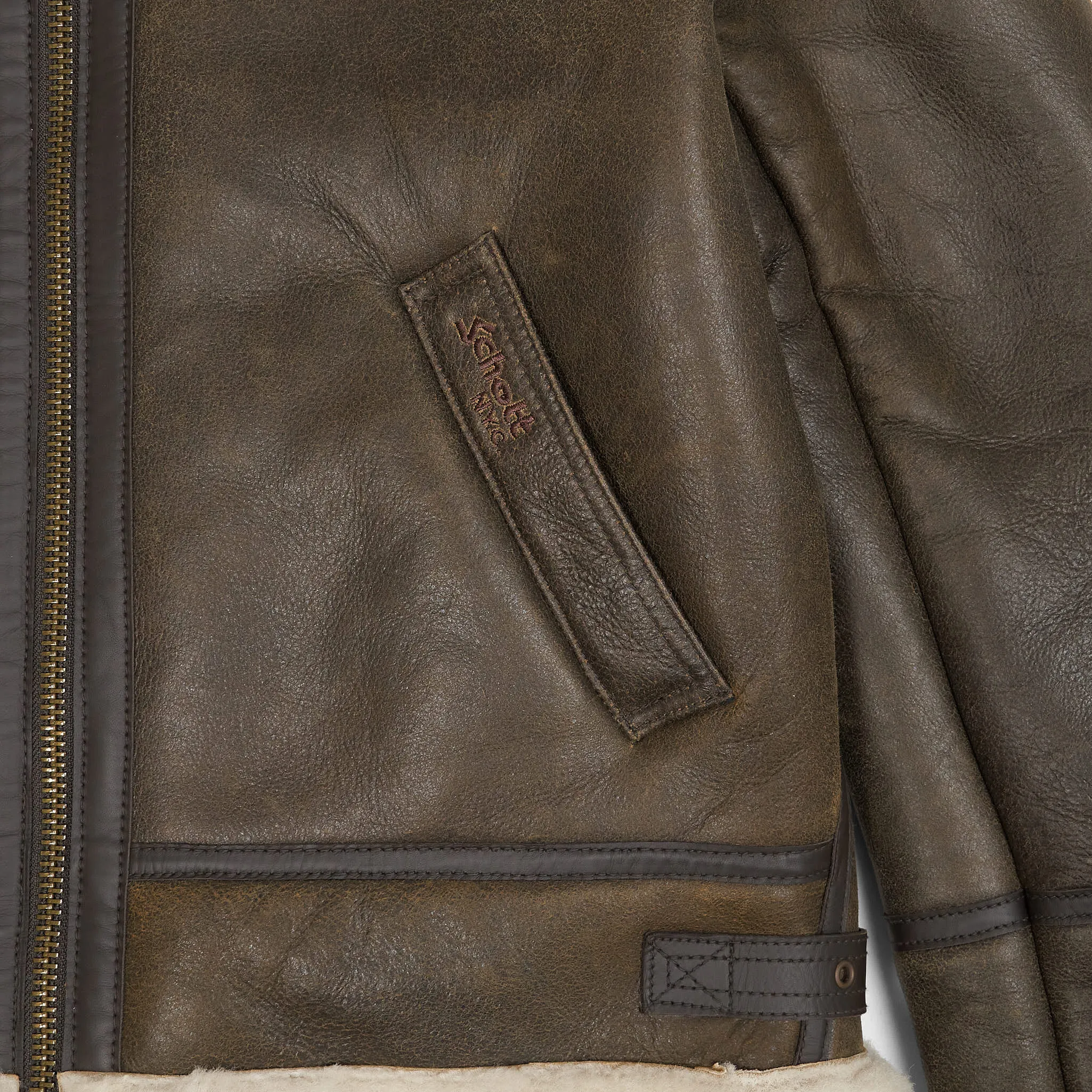 Schott N.Y.C. B-3 Leather Jacket