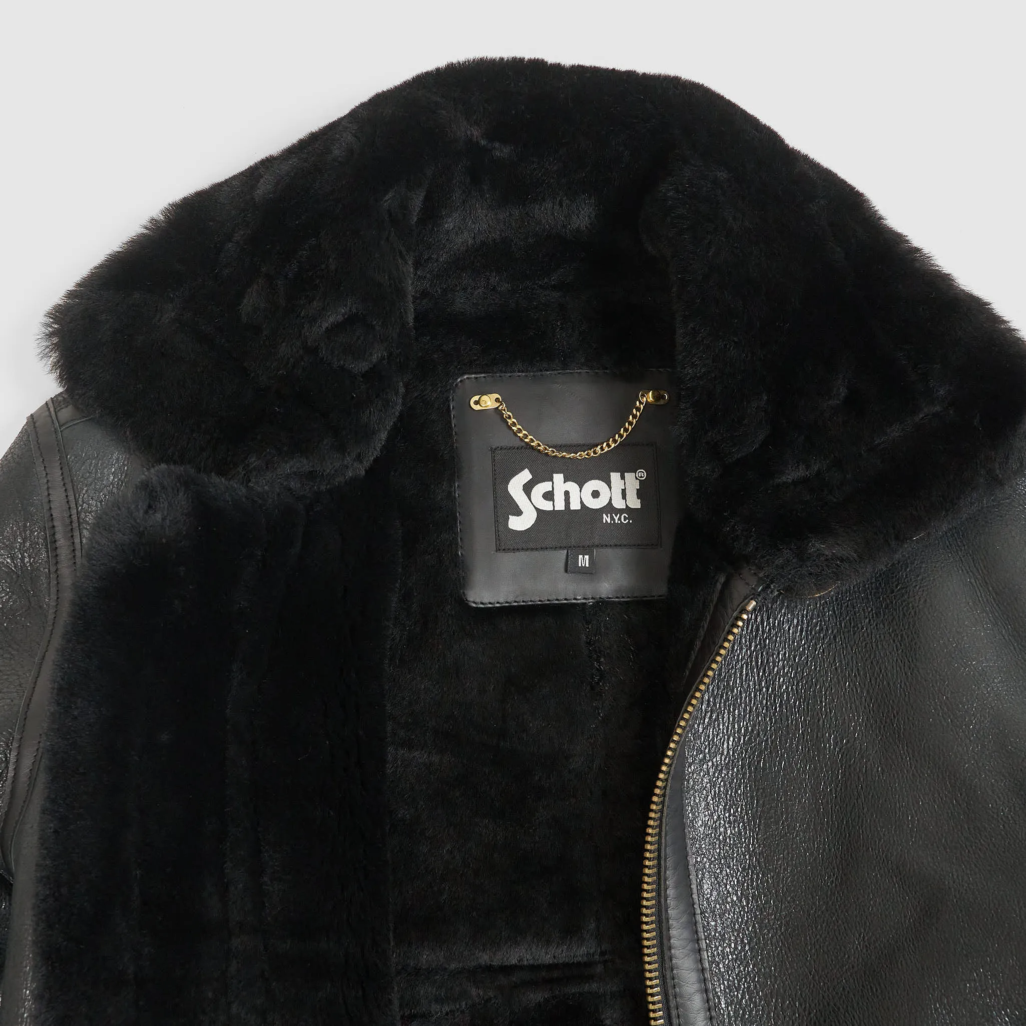 Schott N.Y.C. B-3 Leather Jacket