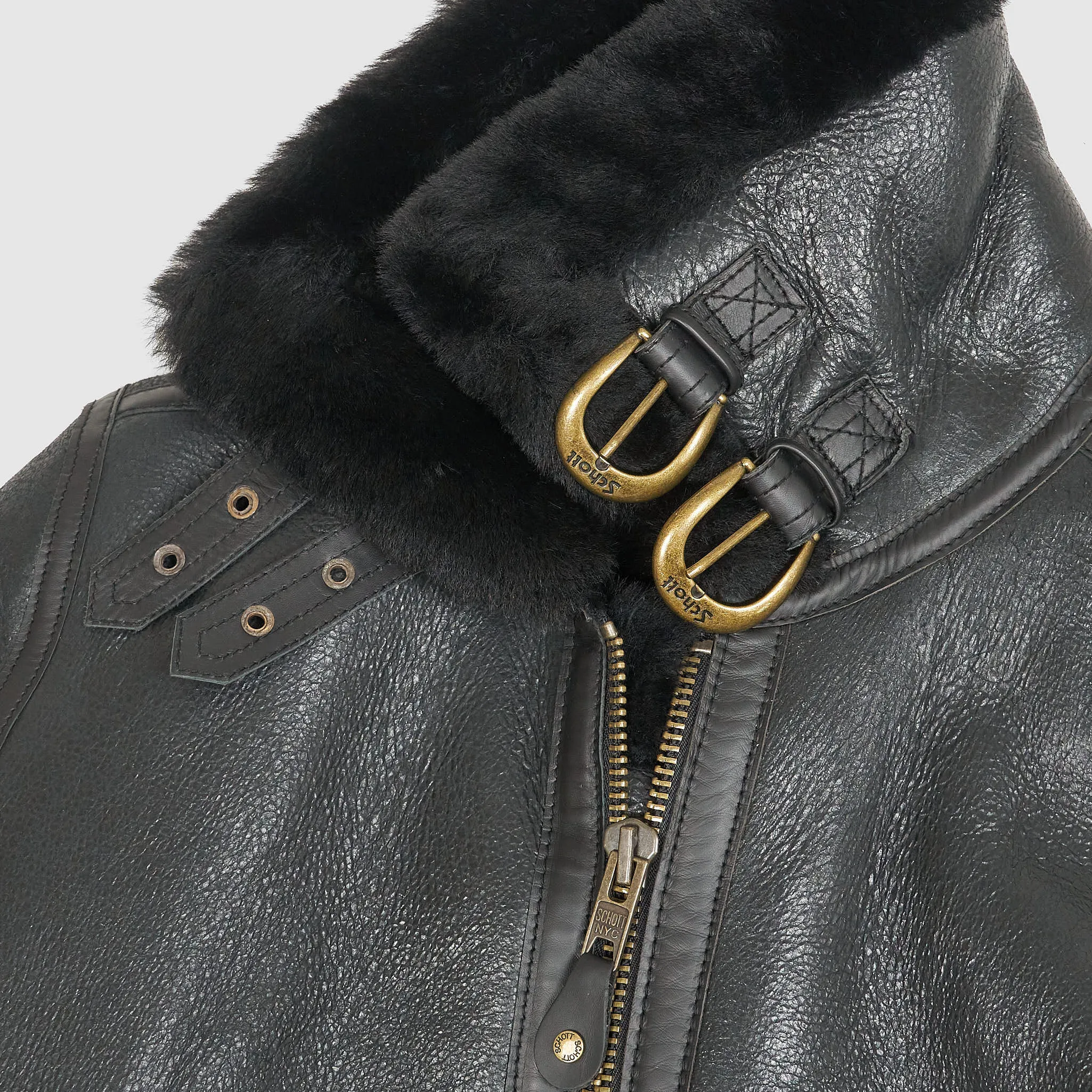 Schott N.Y.C. B-3 Leather Jacket