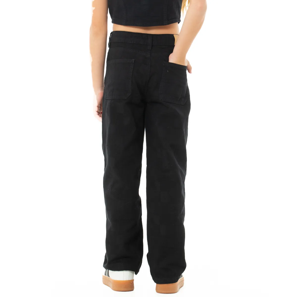 Shadow Check Jeans FOR GIRLS