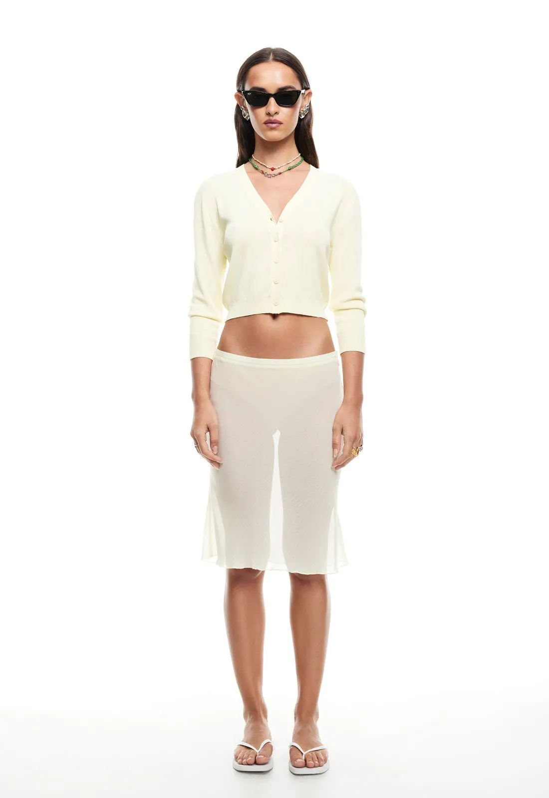 SHORELINE MIDI SKIRT - DAISY