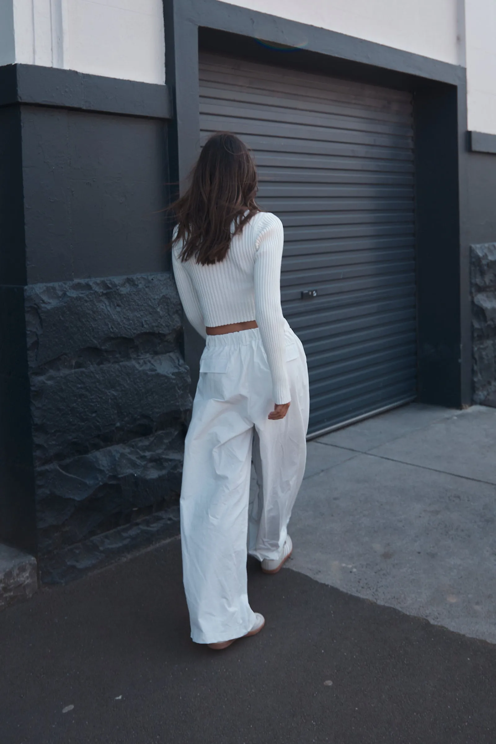 Sia Zip Up Jumper - White