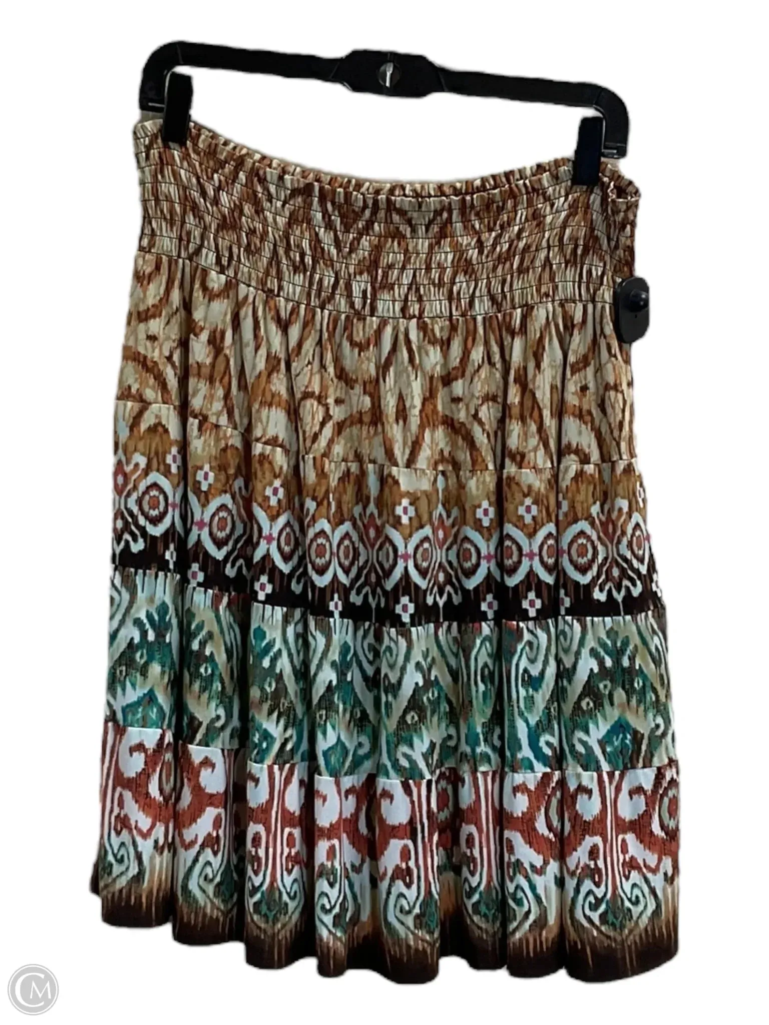 Skirt Midi By Tracy Evans In Brown, Size: L