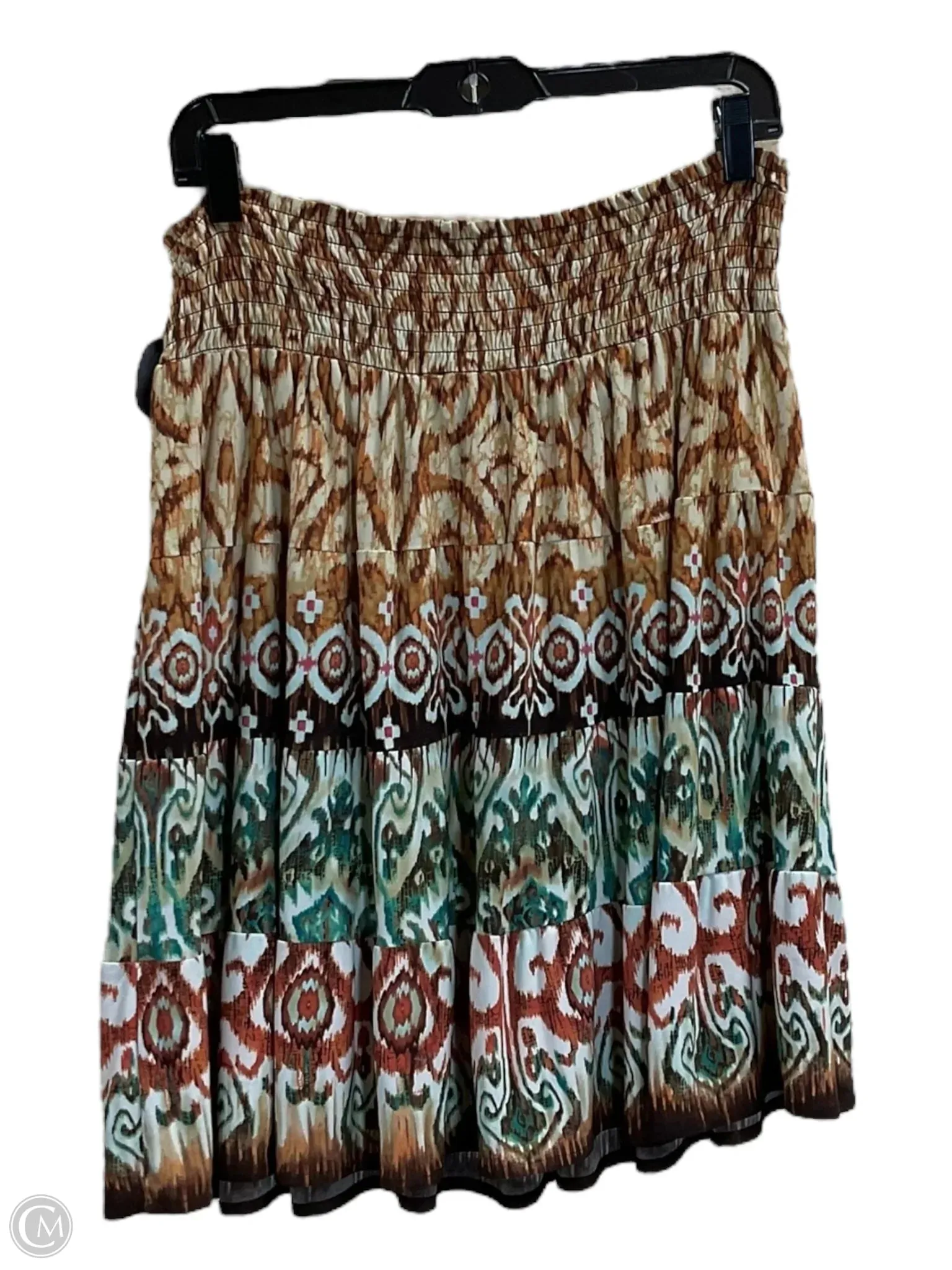 Skirt Midi By Tracy Evans In Brown, Size: L