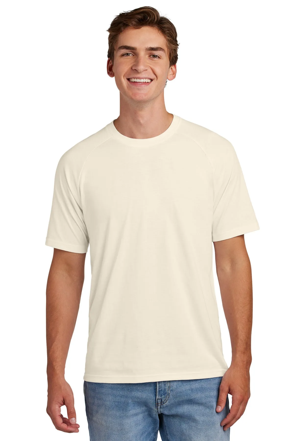 Sport-Tek Halftime Raglan Tee ST6040 Ecru