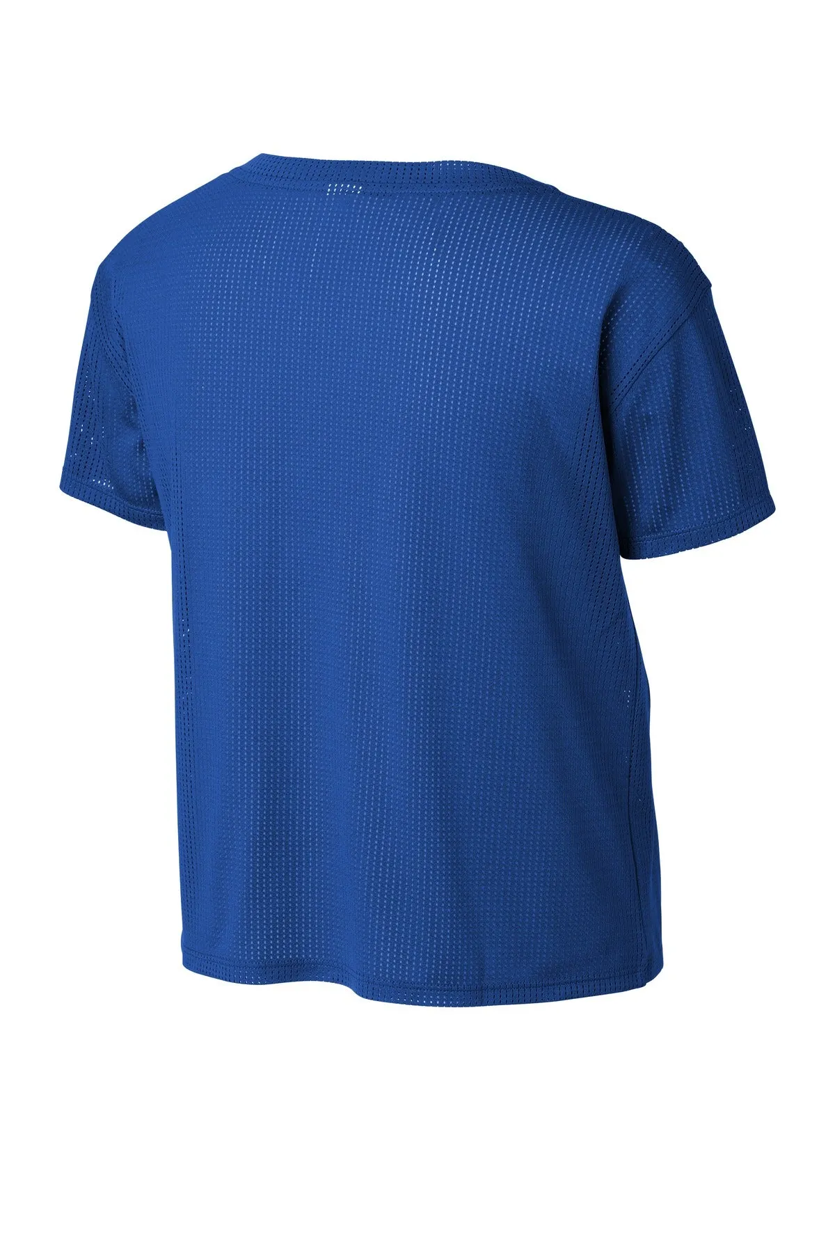 Sport-Tek  Women's PosiCharge  Draft Crop Tee. LST411 True Royal