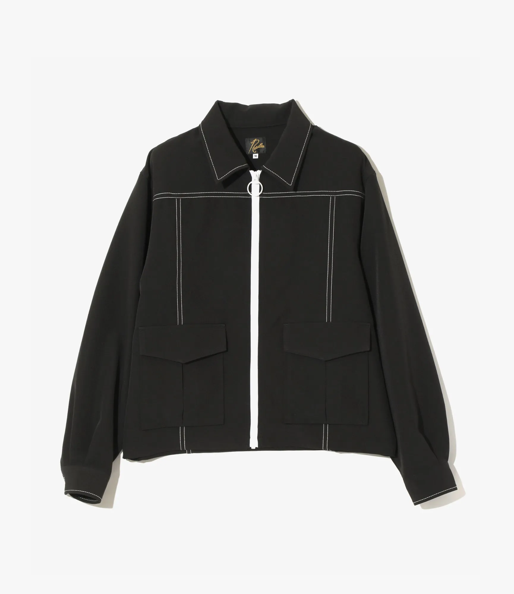 Stitched Sport Jacket – Black Light Double Cloth