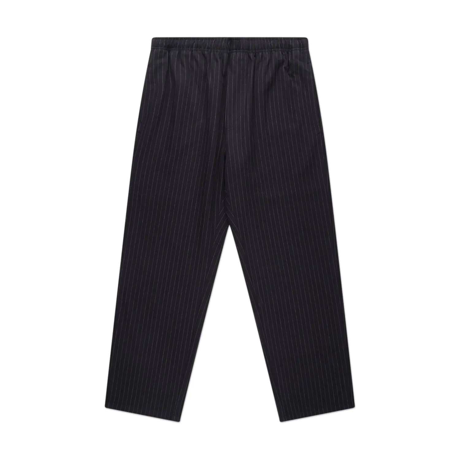stüssy wool stripe beach pant (black)