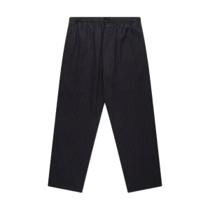 stüssy wool stripe beach pant (black)
