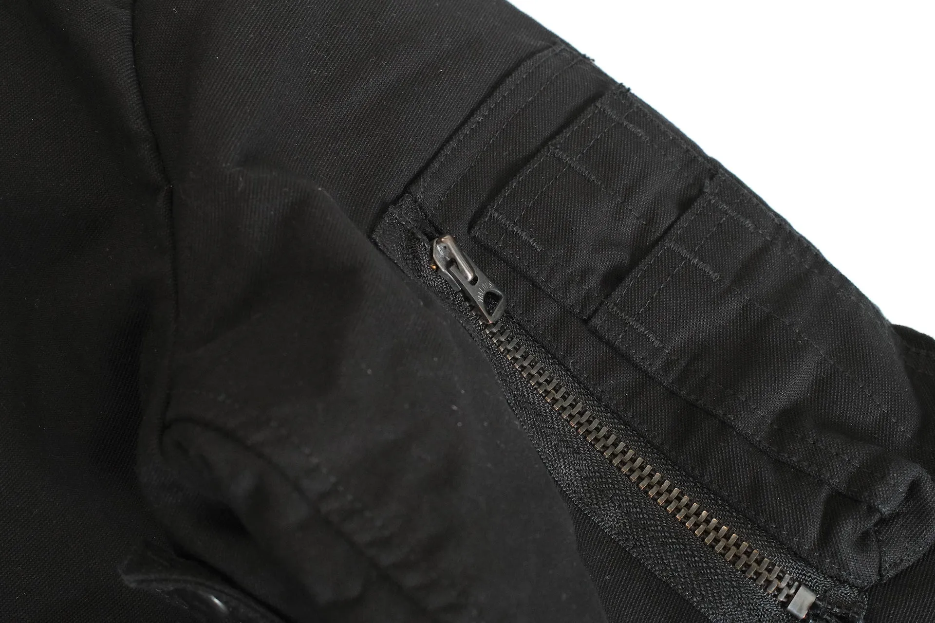 Studio D'Artisan  "Kurozome" Ultimate-Black MA-1 Flight Jacket