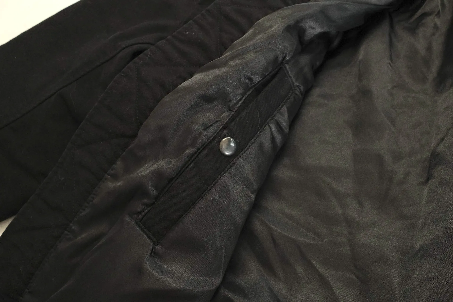 Studio D'Artisan  "Kurozome" Ultimate-Black MA-1 Flight Jacket
