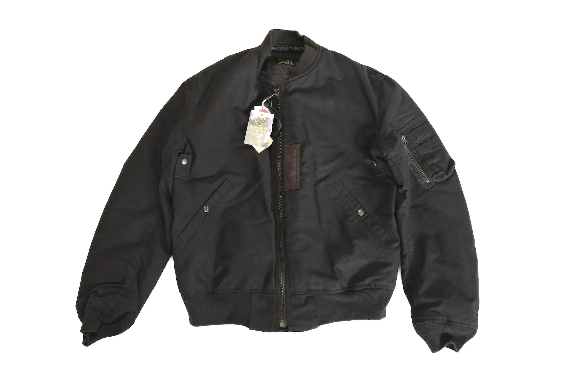 Studio D'Artisan  "Kurozome" Ultimate-Black MA-1 Flight Jacket