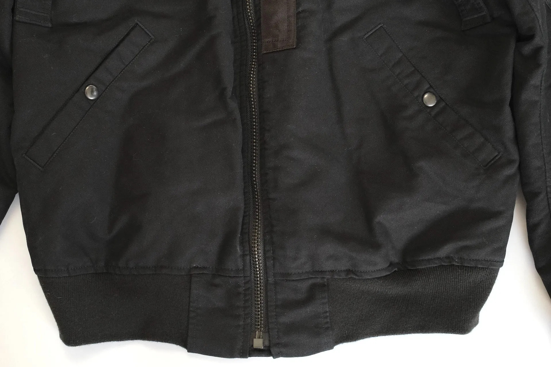 Studio D'Artisan  "Kurozome" Ultimate-Black MA-1 Flight Jacket