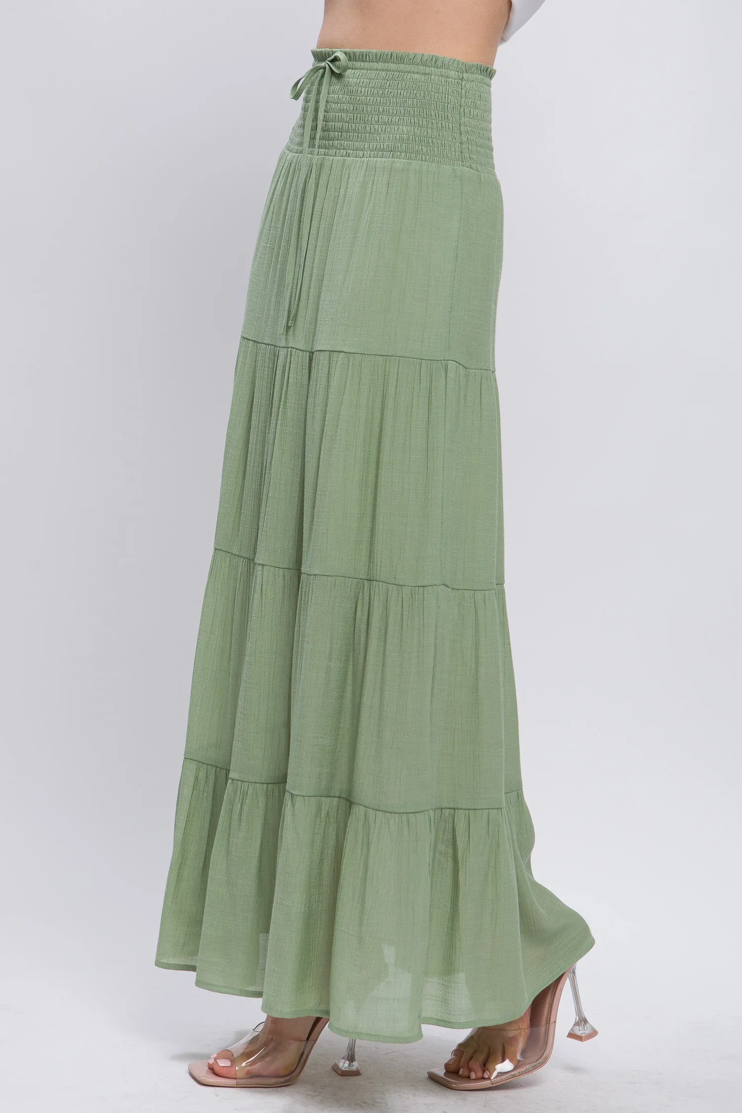 Sunny Signs Skirt in Moss