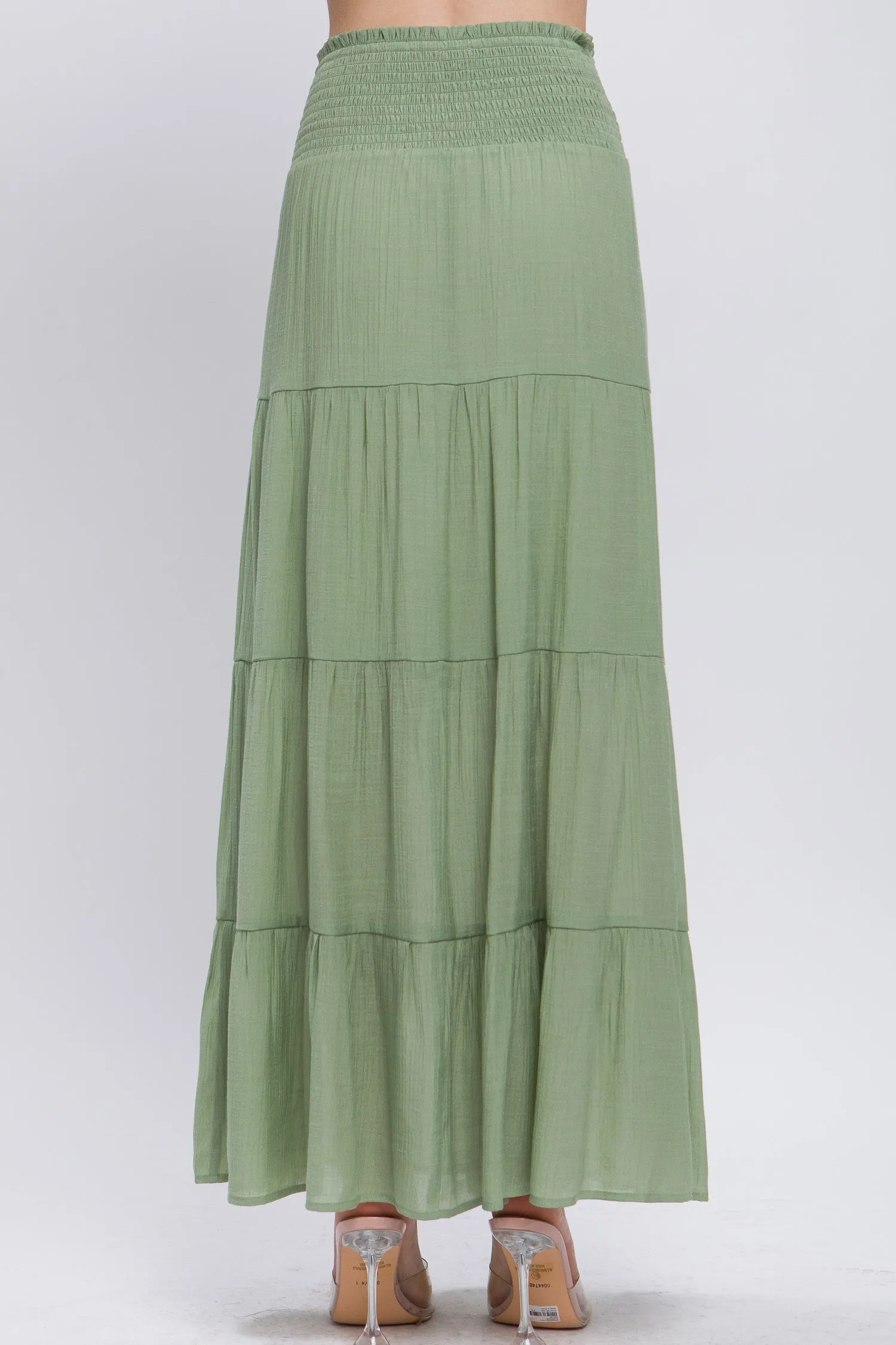Sunny Signs Skirt in Moss