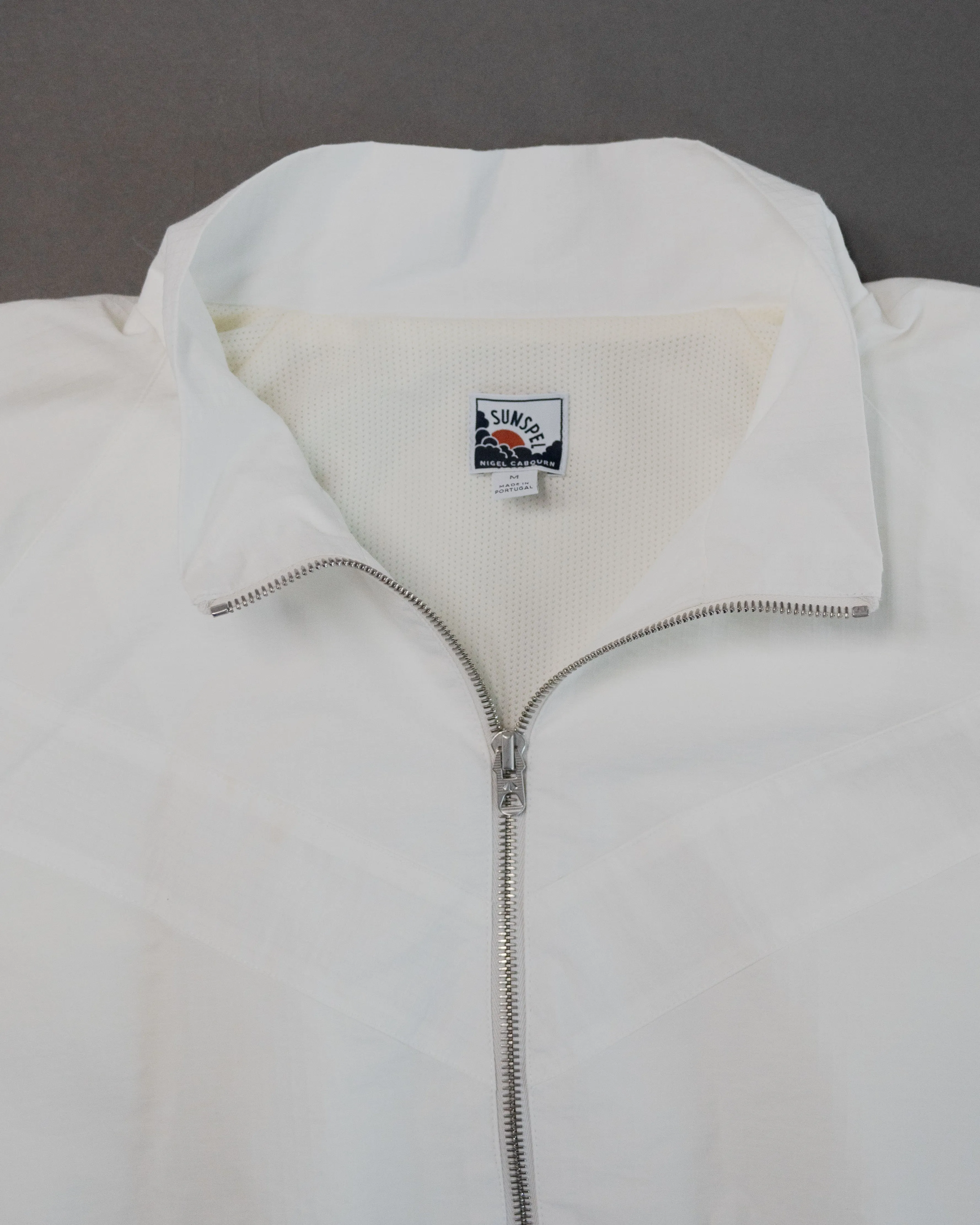 Sunspel x Nigel Cabourn Ripstop Woven Army Jacket NCMJAC7144-WHBA | Off White