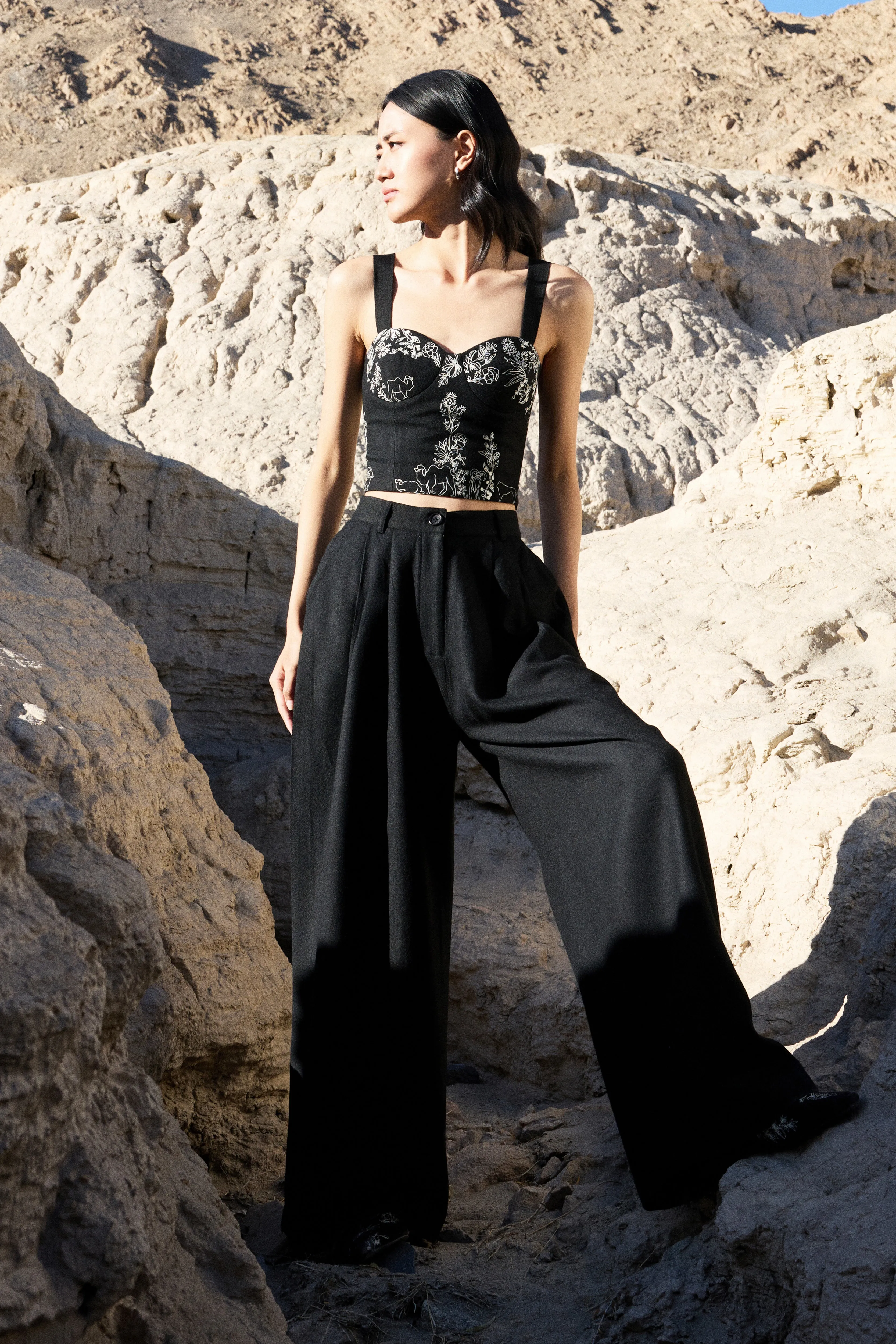 Sweden Woollen Pants (Black)