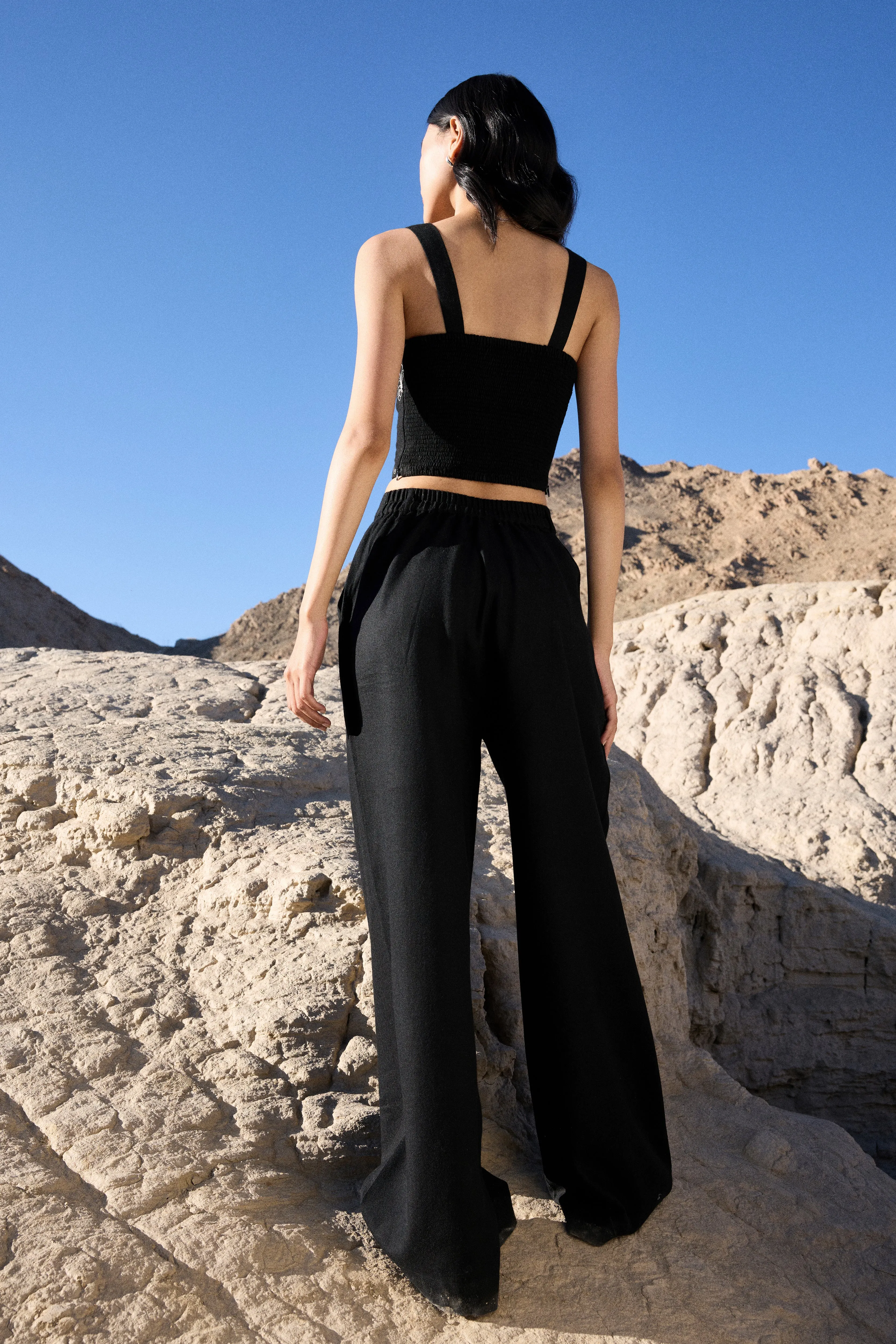 Sweden Woollen Pants (Black)