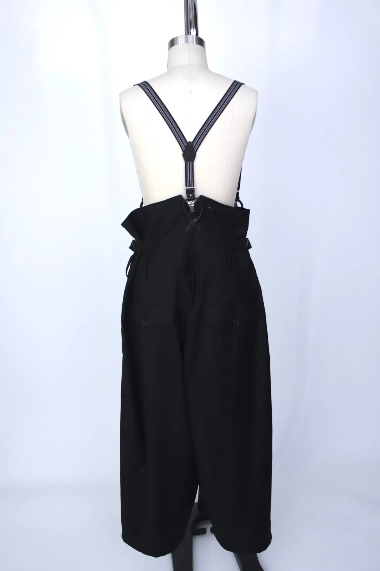 S'yte Yohji Yamamoto Gabardine Suspender Pants