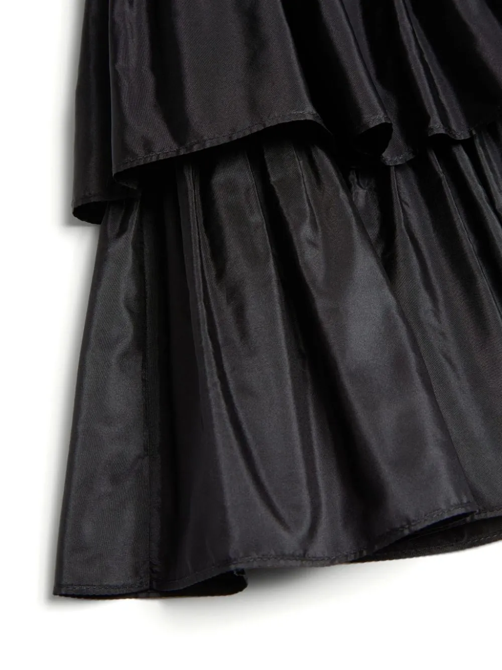Taffetas midi skirt