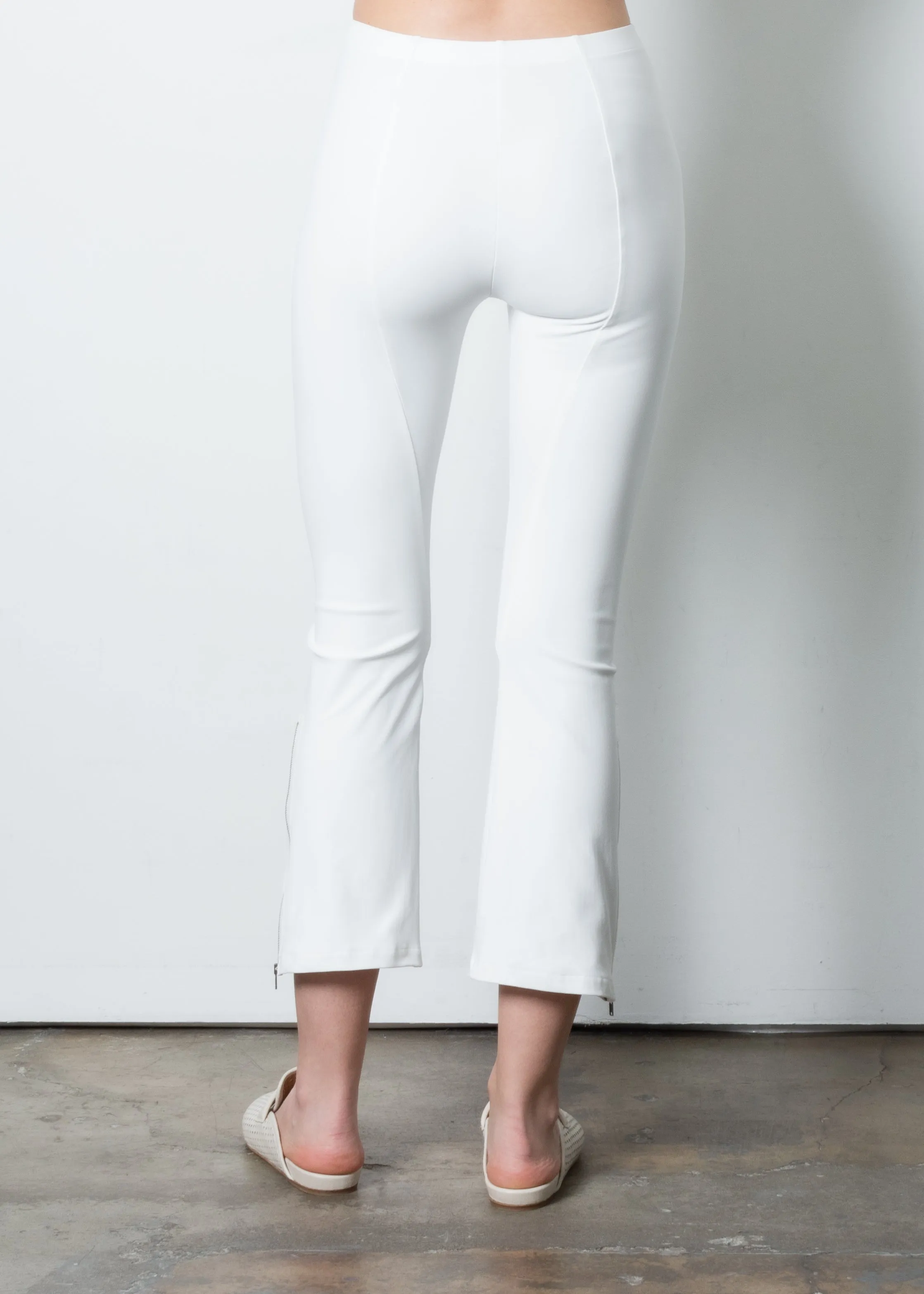 Tech Stretch Cropped Side Zip Legging - MITRA CORE