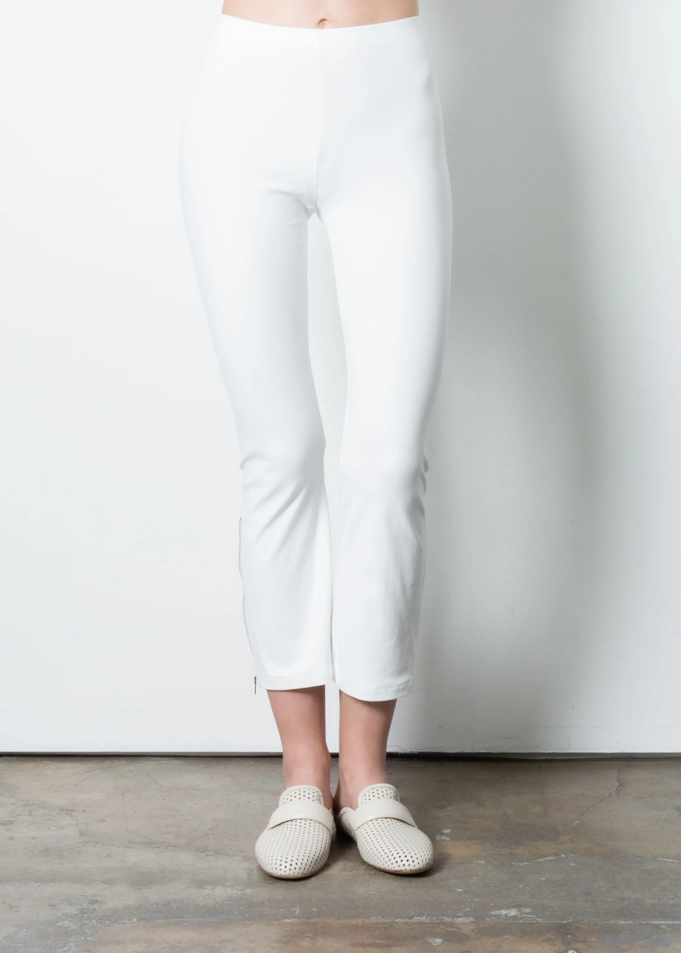 Tech Stretch Cropped Side Zip Legging - MITRA CORE